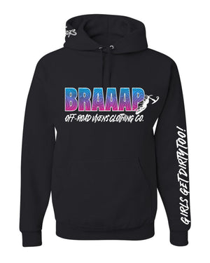 Braaapiness Pullover Hoodie - Snow Bike