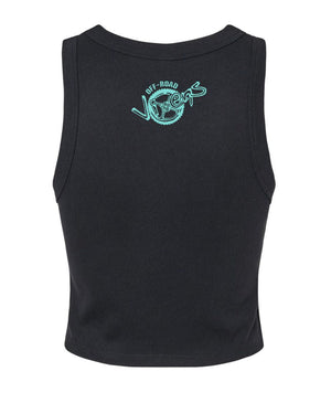 Dirt Tracks Cropped Micro Rib Tank