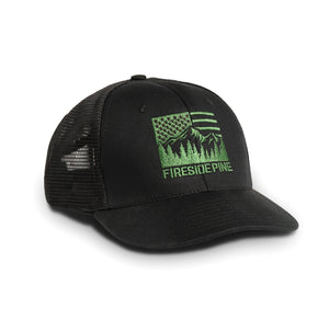 Boise River- Black w/ Green