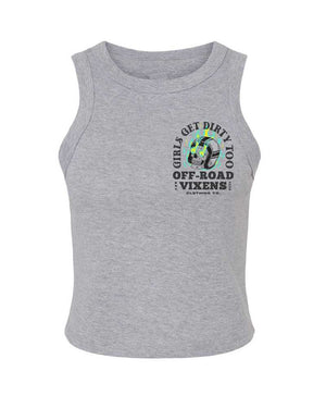 Moto Head Cropped Micro Rib Tank