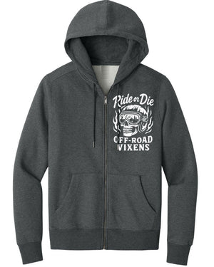 Raise Hell Zip Up Hoodie
