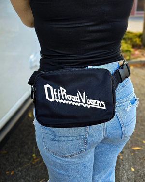 Heavy Metal Double Pocket Crossbody Bag