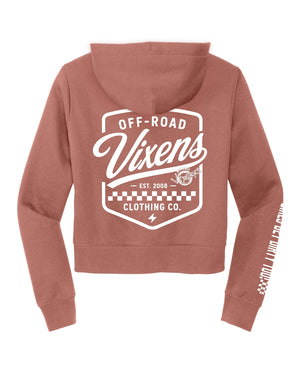 Desert Ladies Cropped Zip Hoodie