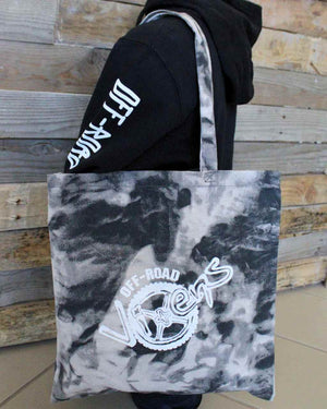 Vixen Outdoor Tie Dye Canvas Tote - Smoke